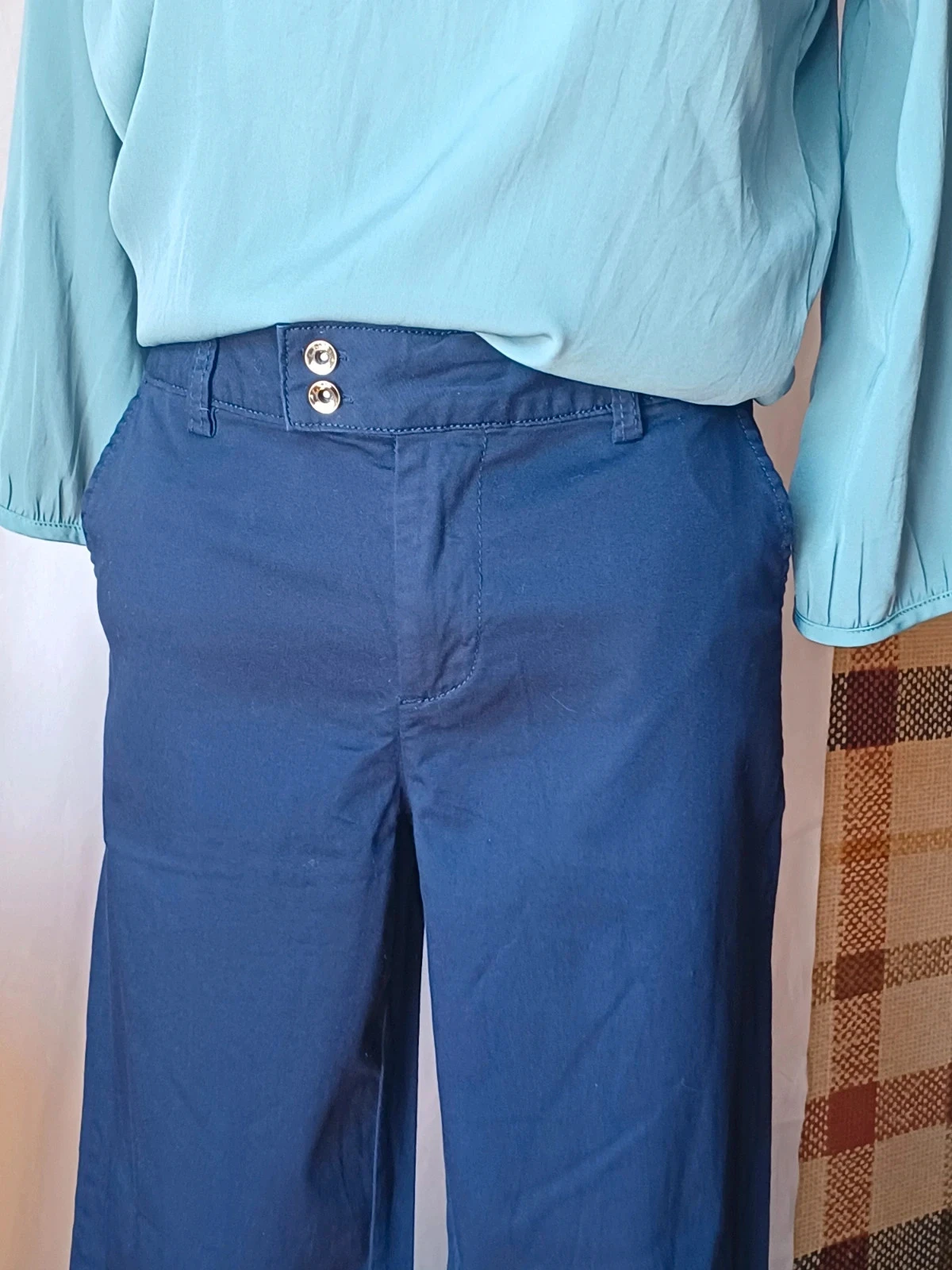 Calça social Lpb woman azul marinho tamanho 38 – photo 2